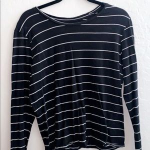striped long sleeve shirt